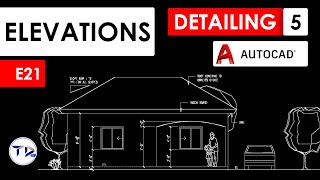 DETAILING Part 5  (Elevation Views) in AutoCAD Architecture 2023