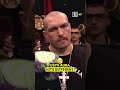 Oleksandr Usyk is the calmest person in the place moments before battle 🥶