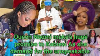 Queen Naomi wins kabiesi héart As she makes huge promise to the Greát lion ova the unspeakable