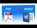 2 metodos para convertir un pdf a word sin programas y gratis