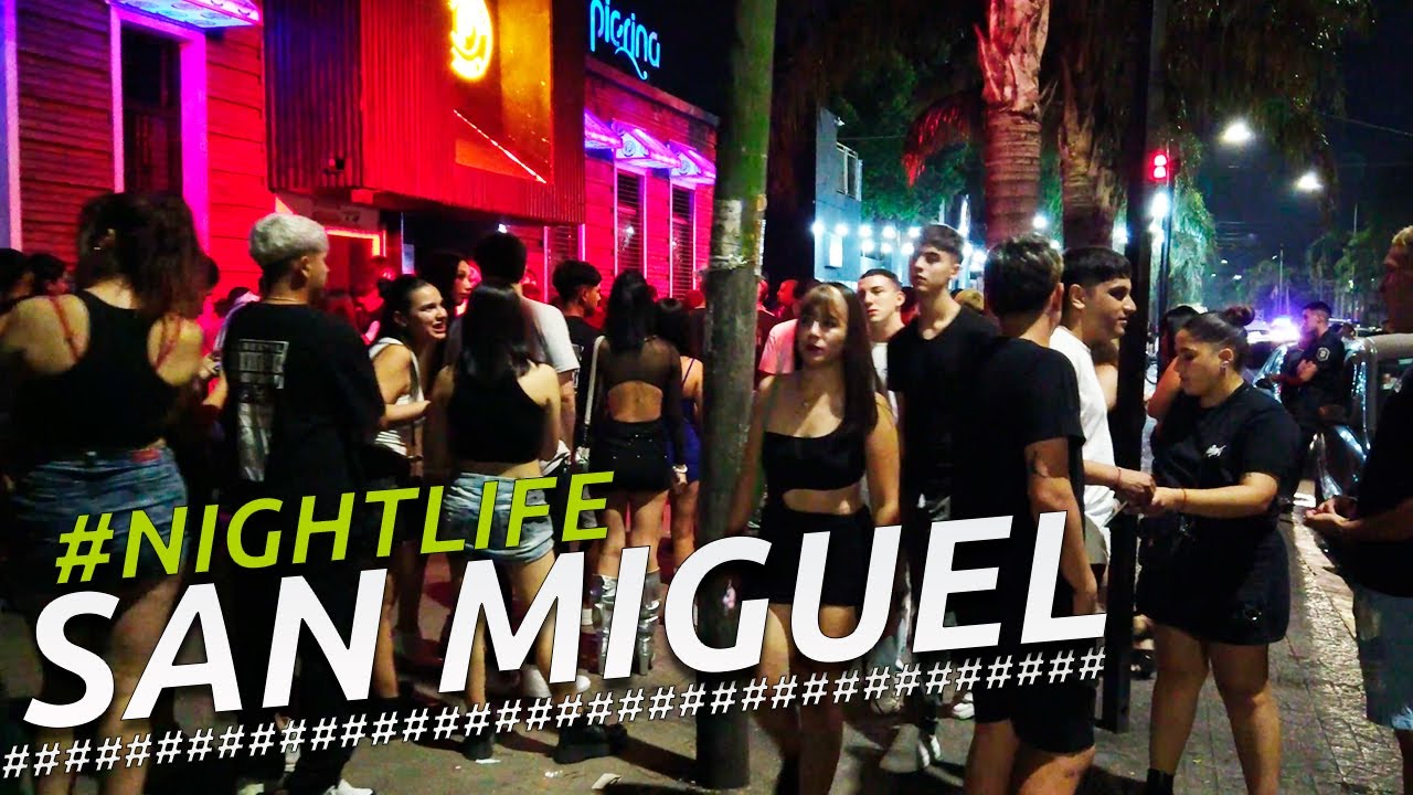 NIGHTLIFE SAN MIGUEL I BUENOS AIRES I ARGENTINA I 4K Walking Tour VLOG