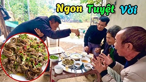 Trông Nồi Cao Mèo Siêu To Khổng Lồ Và Ăn Thử Món Cháo Lươn Nguyên Con | HUY ANH TV