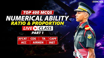 Top 400 Most Expected Questions in Numerical Ability | Ratio & Proportion Part 1