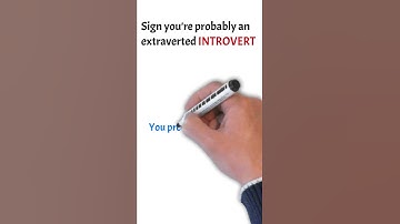 Sign of an Extroverted Introvert