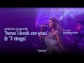 Ariana grande  7 rings positions tour stage visual