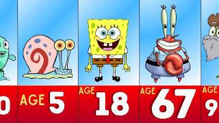 Spongebob Squarepants Characters Ages Revealed! 😱 Youngest to Oldest