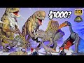$1000 Distortus Rex? New Custom Jurasic World Rebirth Dinosaurs! Spinosaurus, Quetzalcoatlus, Mosa