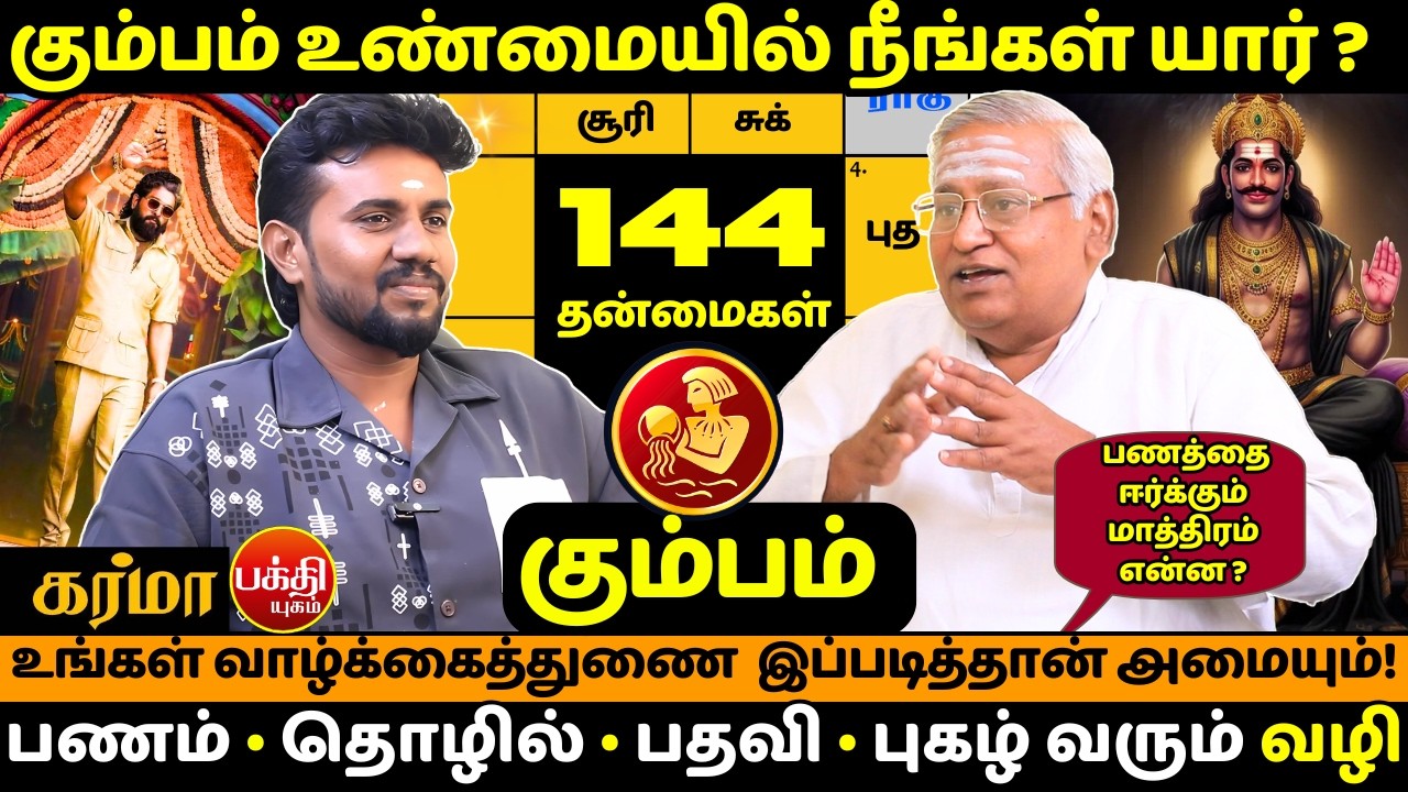 கும்பம் உண்மையில் நீங்கள் யார் ? | Kumbam | Kumba Rasi | Rasipalan | Bakthi Yugam | Jothidam