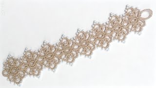 Handmade Lace Shuttle Tatting Tutorial | How to Make a Victorian Lace Bracelet Frivolité jewelry DIY