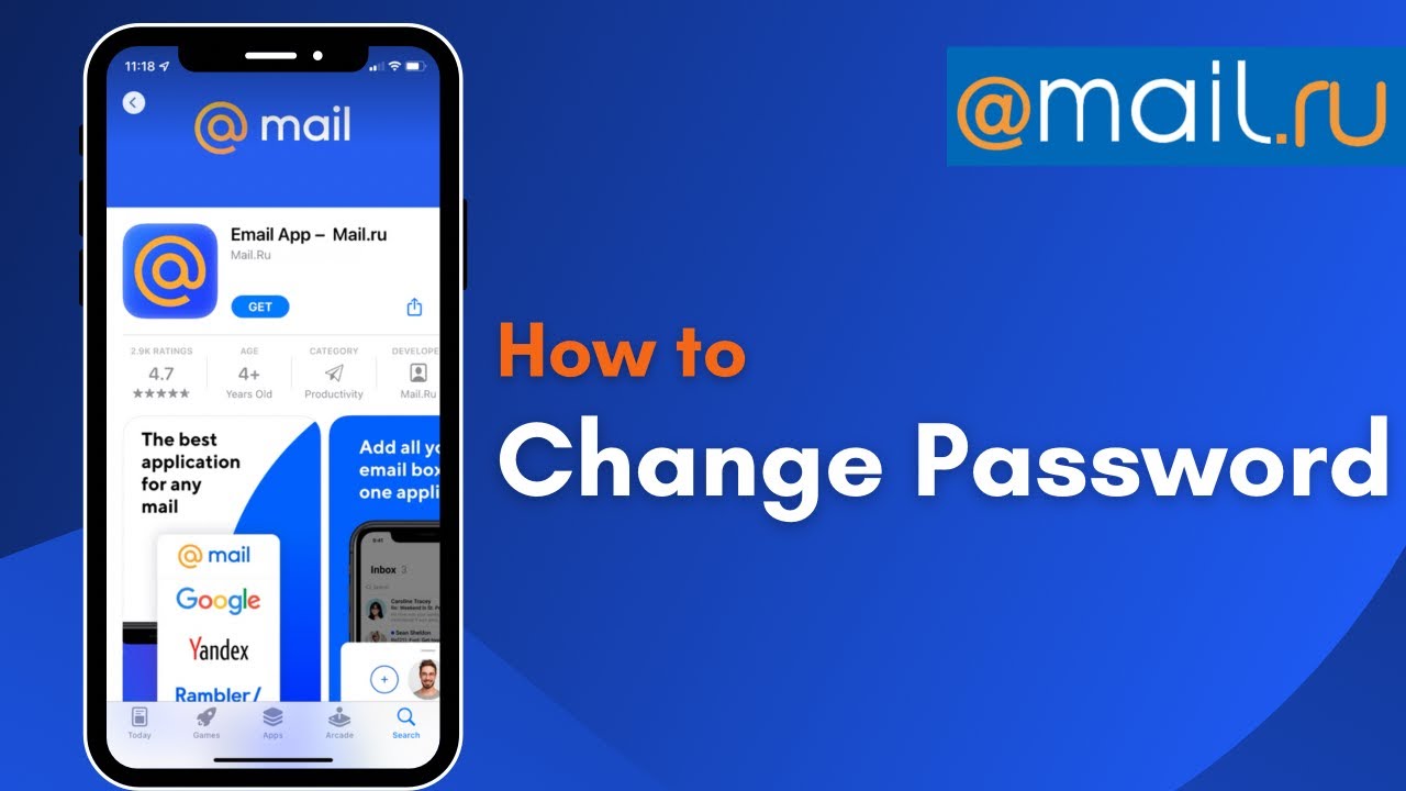 How To Change Mail.Ru Password