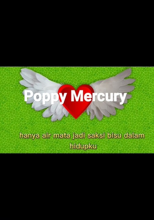 Poppy Mercury ( Air Mata Jadi Saksi