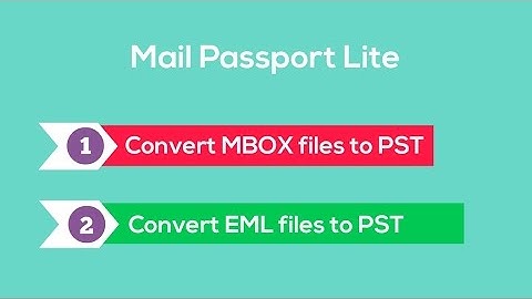 Convert MBOX to PST | EML to PST 2in1 Email Converter Tool