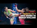 Full Fight | Nina Nunes makes her Invicta Debut against Munah Holland | Invicta FC 7