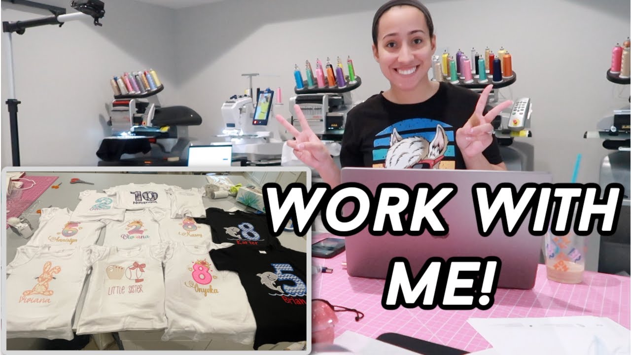 Etsy Studio Vlog Running My Etsy Shop from Home | Work Motivation - YouTube