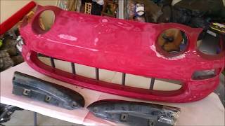Toyota Celica front bumper body work and fitment W/ After market fenders