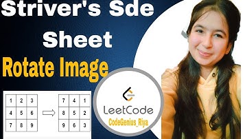 Rotate Image |Leetcode|