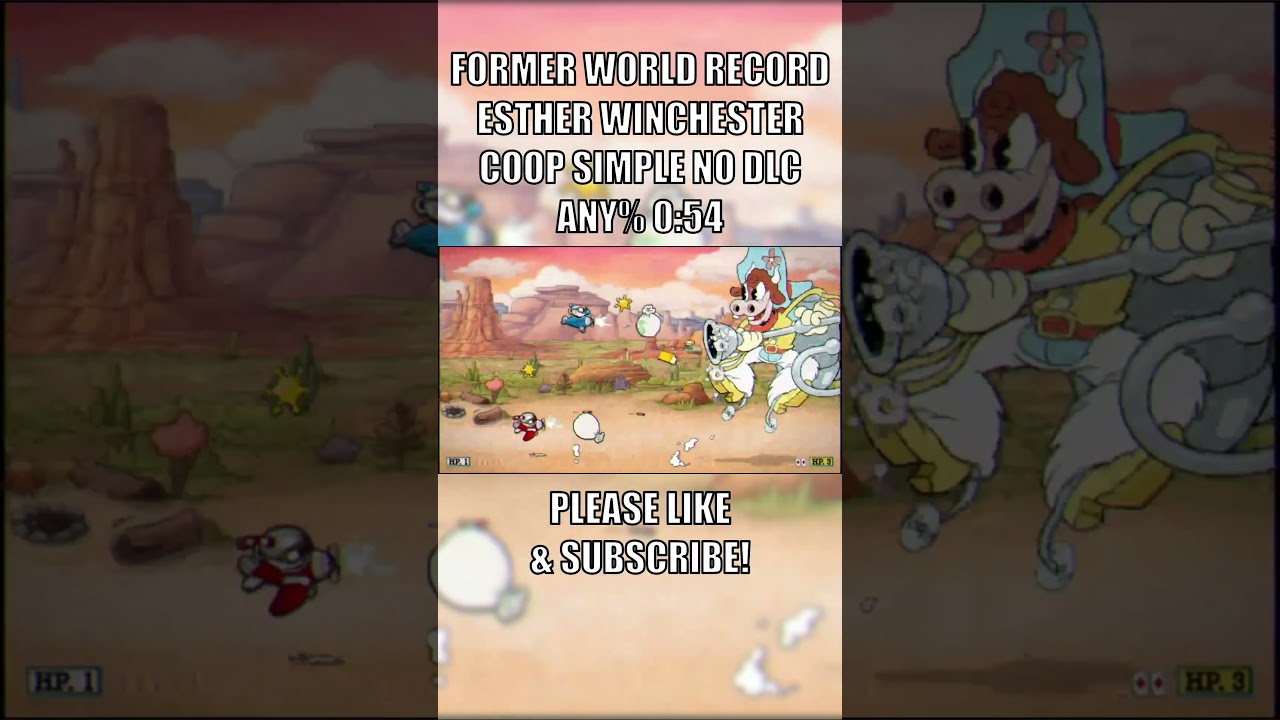 Cuphead DLC 300% Speedrun 1:03:38 (World Record) 