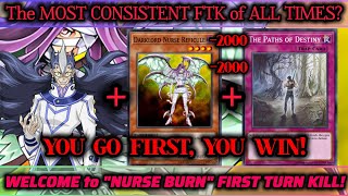 YOU GO FIRST YOU WIN! NURSE BURN FTK: KONAMI needs to NERF THIS NOW! (Seriously) [Duel Links] screenshot 5