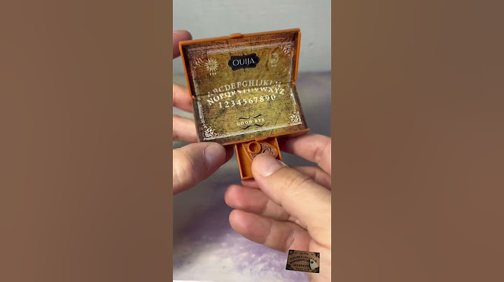 Spooky Season 2023 - Part 23 - Worlds Smallest Ouija Board #ouija #miniature #worldssmallest