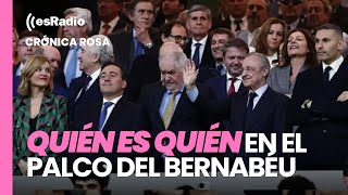 Crónica Rosa: De Almeida a siete ministros, quién es quién en el palco del Bernabéu