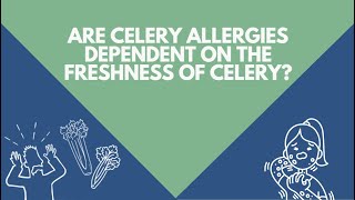 162_Are celery allergies dependent on the freshness of celery