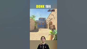 Donk 1v4 Clutch on Mirage | September FACEIT 2025!🔥#cs2 #donk #gamingshorts