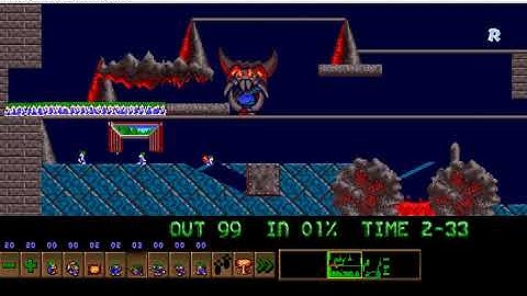 Lemmings Custom Level - Pixel Perfect