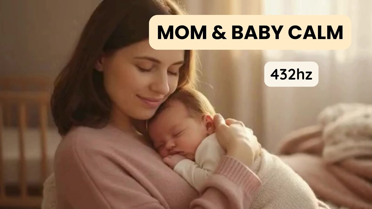 Baby Calming Music for Mother & Baby | Gentle Bonding Lullaby 432Hz (1 Hour)