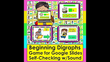 ng Digraphs Interactive Self-Checking Game For Google Slides