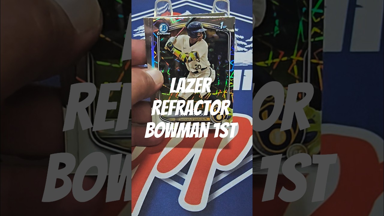 2025 Bowman Chrome Lazer Refractor Bowman 1st & Rookie Refractor 