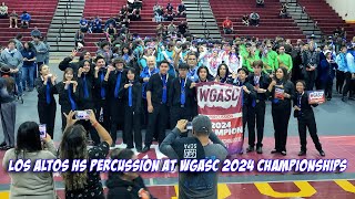 LAHS Percussion WGASC 2024 Championships