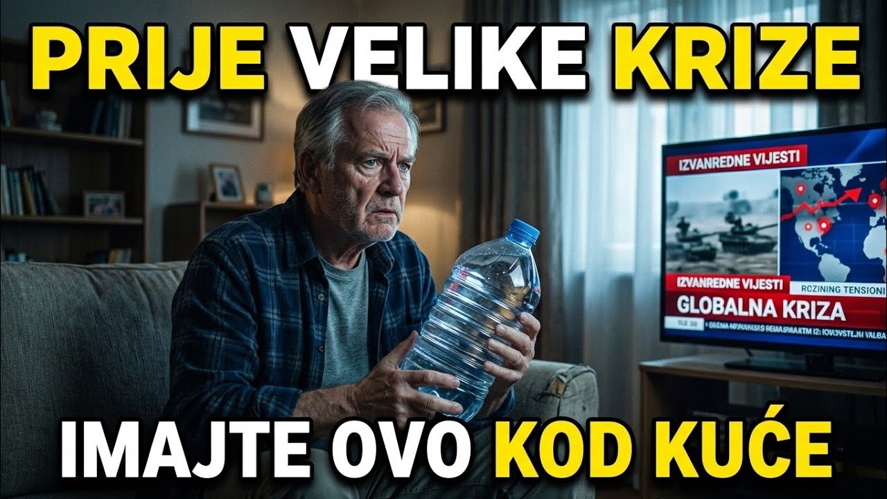 10 stvari koje morate imati kod kuće prije velike krize ili RATA!