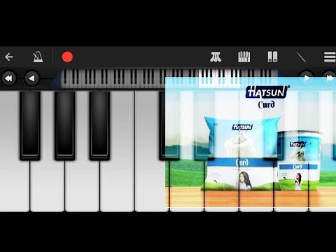 Hatsun curd ad flute bgm piano