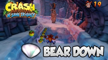 Crash Bandicoot 2 - "Bear Down" 100% Clear Gem and All Boxes (PS4 N Sane Trilogy)