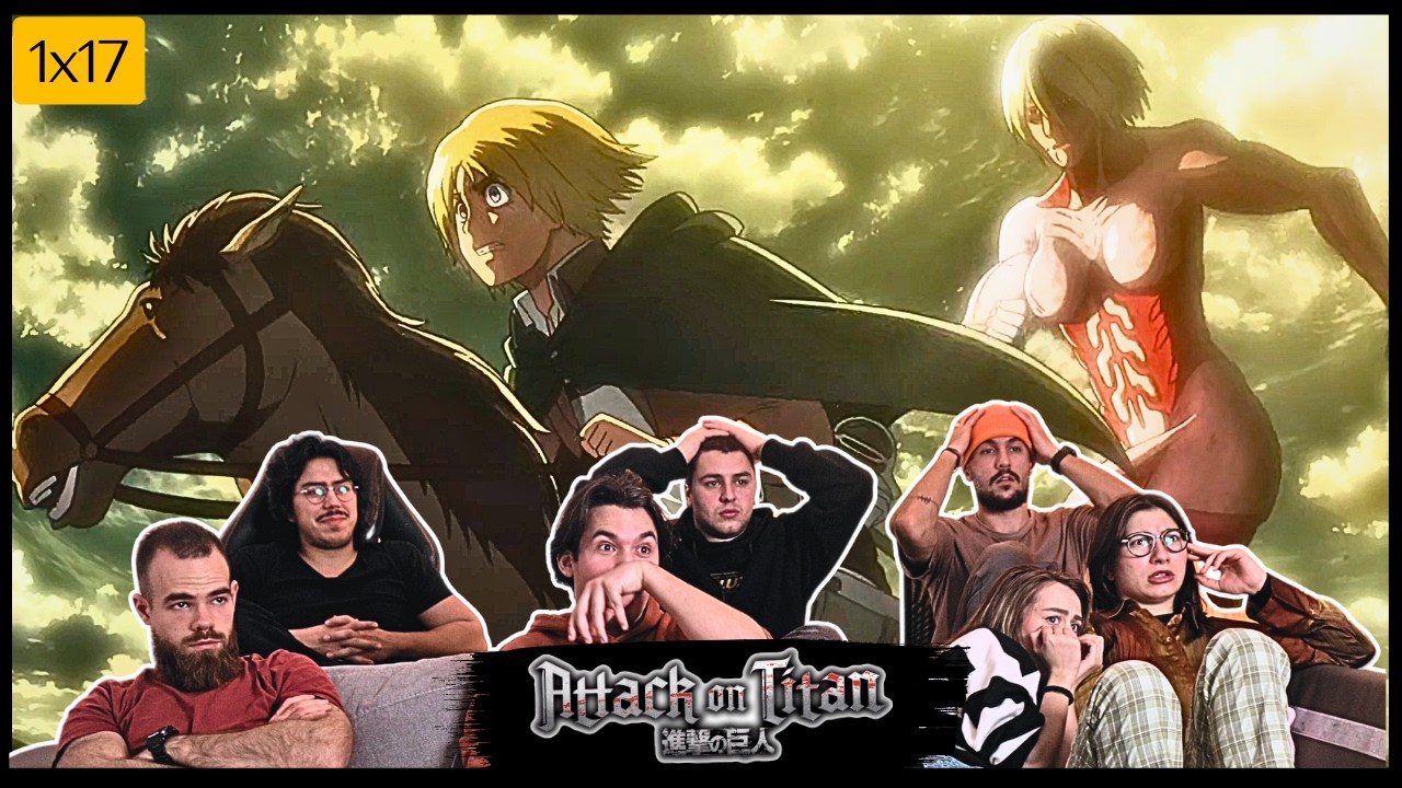 The Female Titan! First Time Watching Attack on Titan 1x17 | Reaction/Review