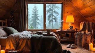You’re Drinking Warm Coffee While Heavy Rain Falls Outside Your Room 🌧️ Cozy Sleep ASMR (1 Hour)