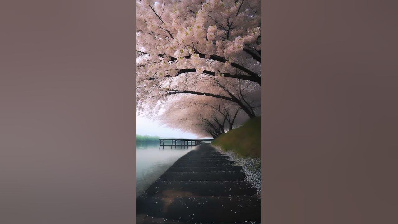 Cherry blossom 🌸 #thealluringnature #nature #relaxing #music #like #shorts