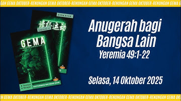 14 Oktober 2025 - Anugerah bagi Bangsa Lain