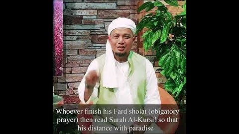 manfaat membaca ayat kursi setelah sholat fardu luar biasa / @Bang Nasty Channel