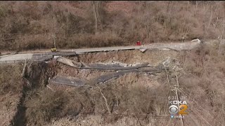 Evacuees Left With Nothing After Route 30 Collapse