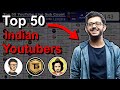 Top 50 Indian YouTubers Live Sub Count - CarryMinati, BB Ki Vines, Mr. Indian Hacker & More!