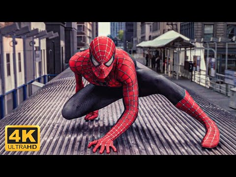 Spider-Man 2 - Train Fight Scene | 4K ULTRA HD