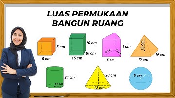 CARA MENGHITUNG LUAS PERMUKAAN BANGUN RUANG