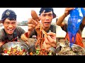 Fishermen eating seafood dinners are too delicious 666 help you stir-fry seafood to broadcast 125