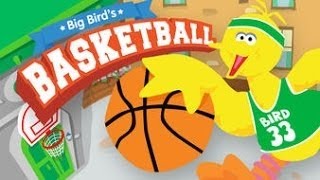 Sesame Street Big Birds Basketball Pbs Kids Cartoons Games