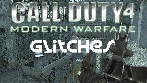 New CoD4 PipeLine Glitches