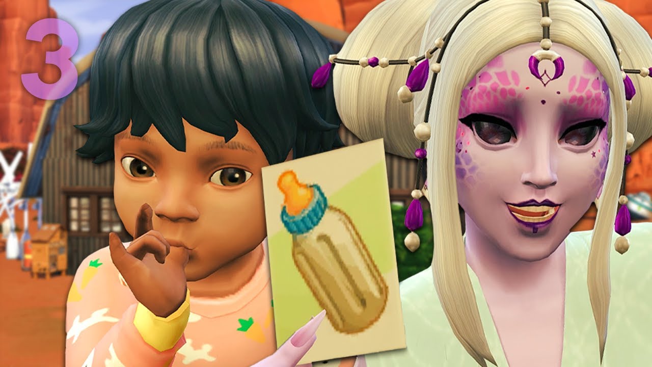 Ce bébé HUMAIN a conquis notre cœur (c'était pas prévu) 🥰 | SIMS 4 Conquête ALIEN