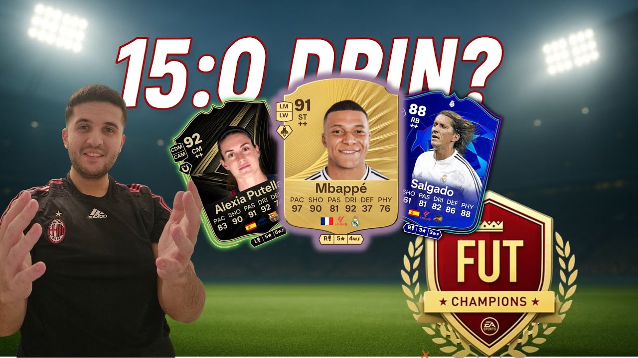 Holen wir das 15:0?! FUT CHAMPS mit PUTELLAS 92 IF MBAPPE 91 & SALGADO UCL 88