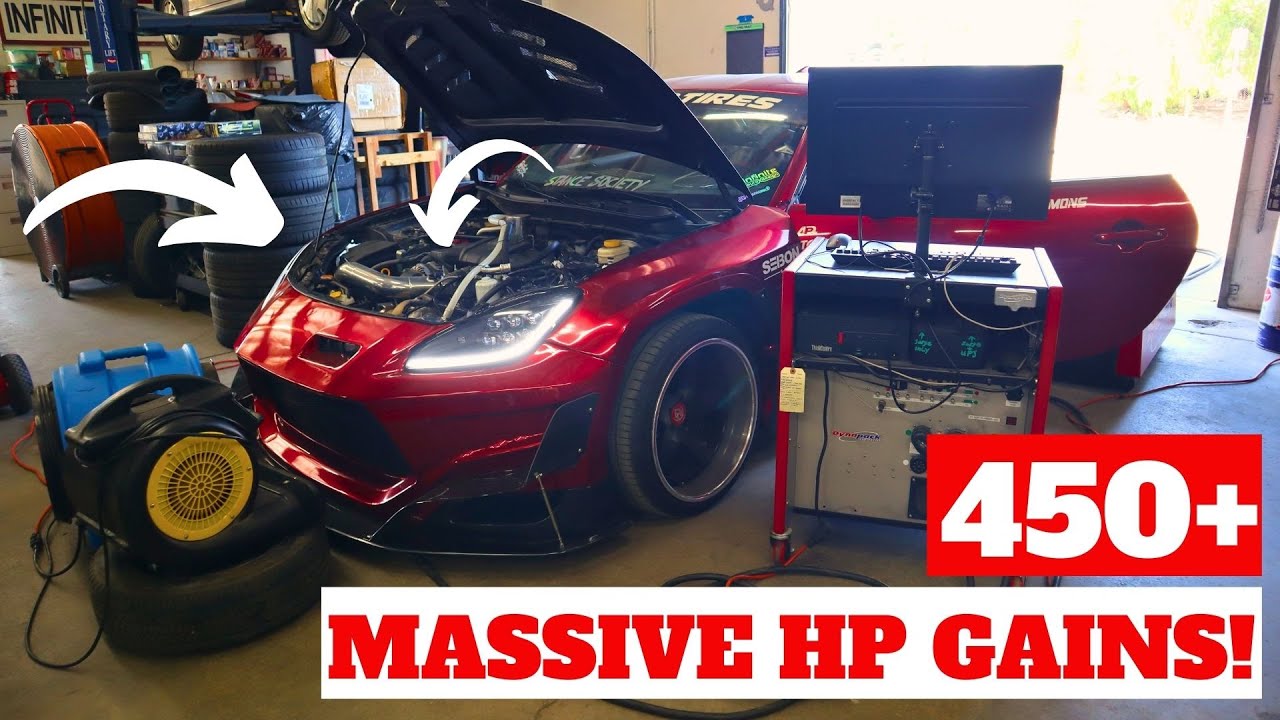 MAKING BIG POWER ON THE DYNO WITH THE 22+ TURBO'D GR86/BRZ!