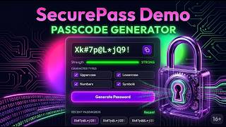 Generate Strong Passwords Instantly | SecurePass Tool